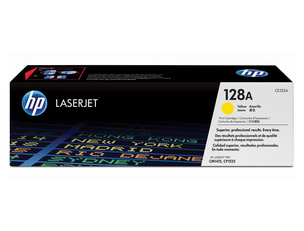 Toner hp laserjet pro cm1415 cp1525 amarillo -1.300 pags