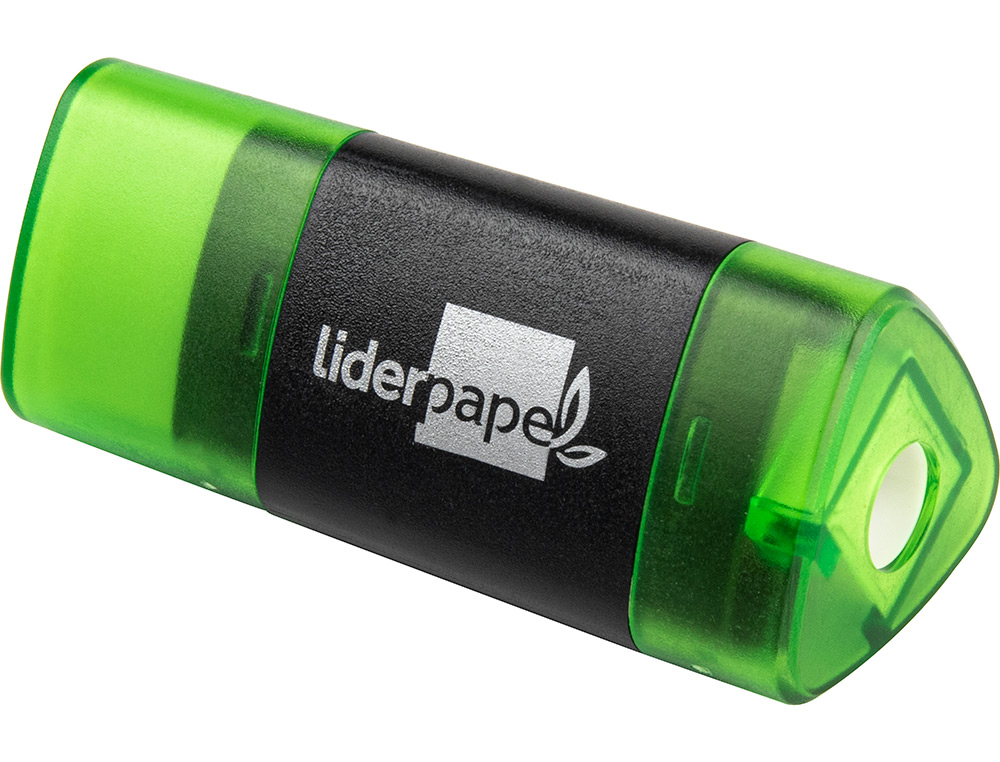 GOMA DE BORRAR LIDERPAPEL TRIANGULAR CON SACAPUNTAS