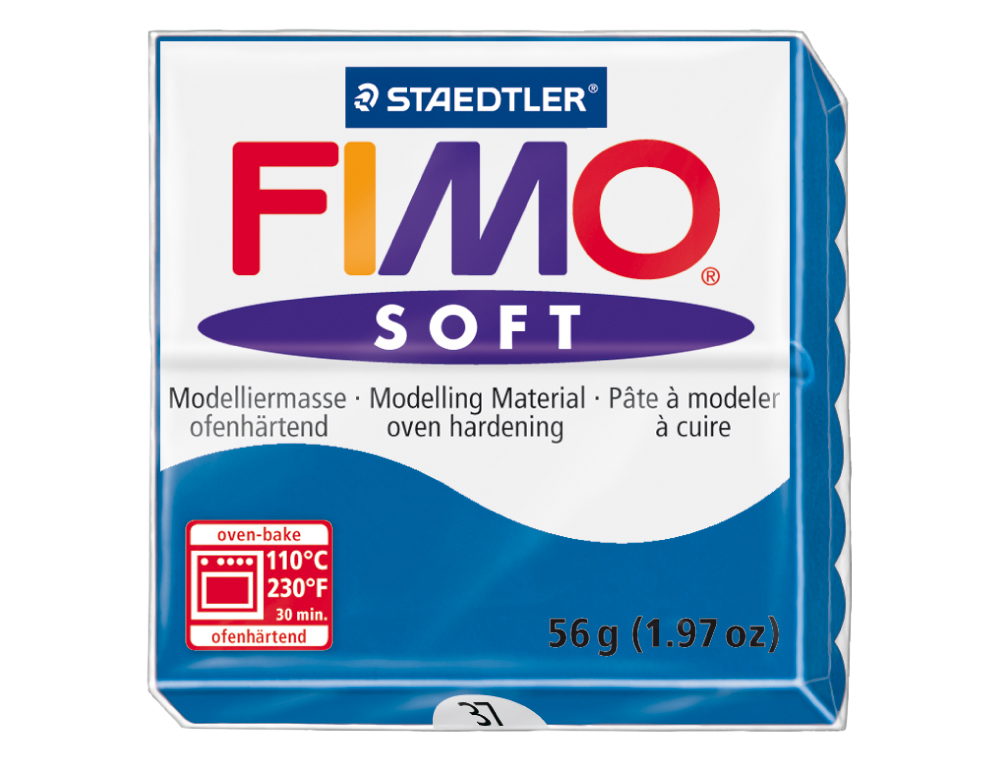 Pasta staedtler fimo soft 57 gr color azul