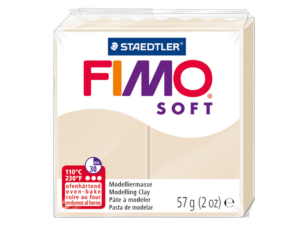 Pasta staedtler fimo soft 57 gr color tierra