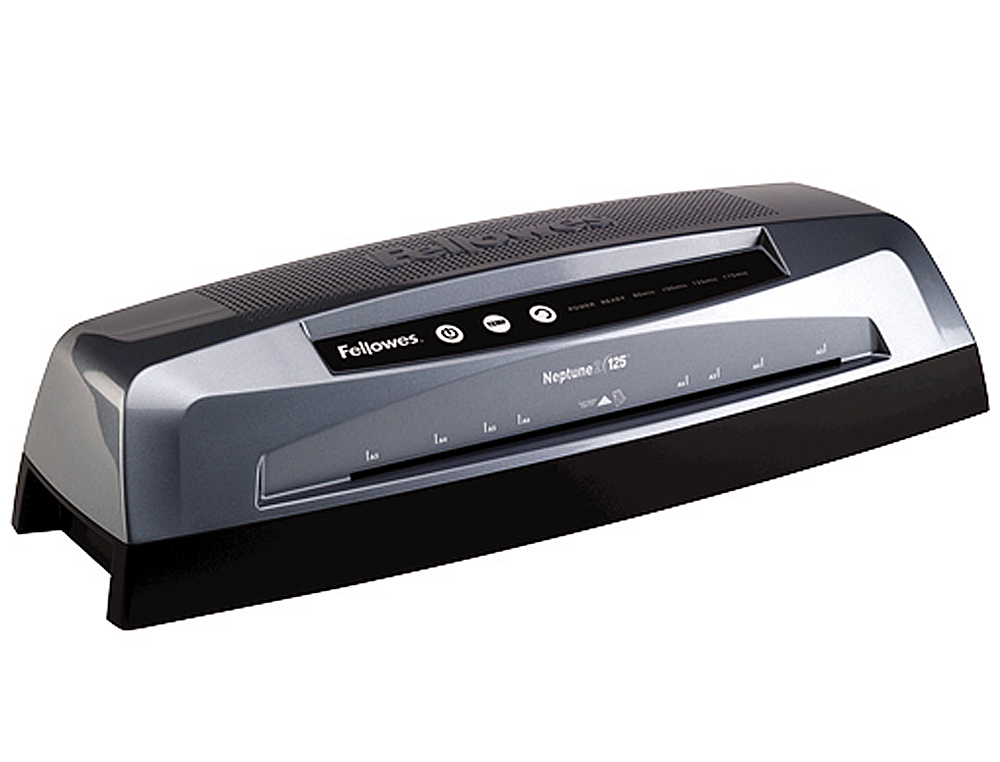 Plastificadora fellowes neptuno din a3 de 4 rodillos frio y caliente hasta 175 micras 570x125x180mm