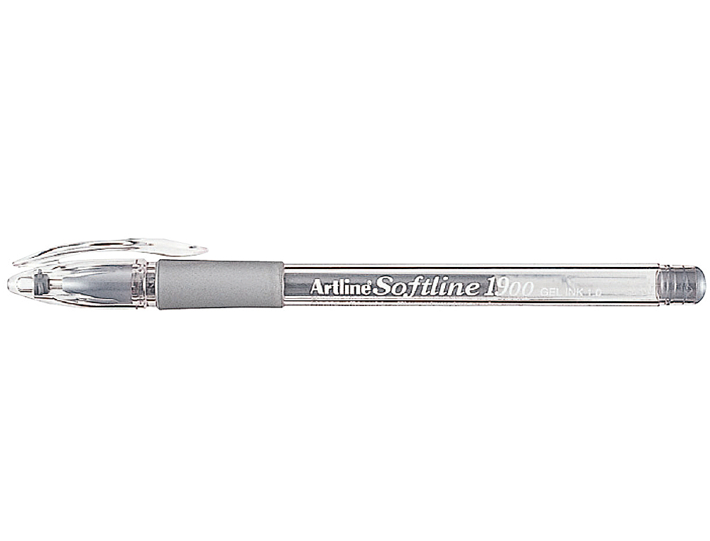 Boligrafo artline 1900 softline tinta aceite metalico plata