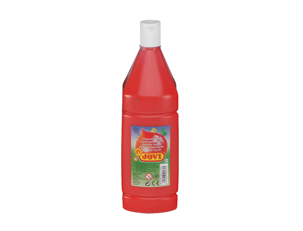 Tempera liquida jovi escolar 1000 ml bermellon