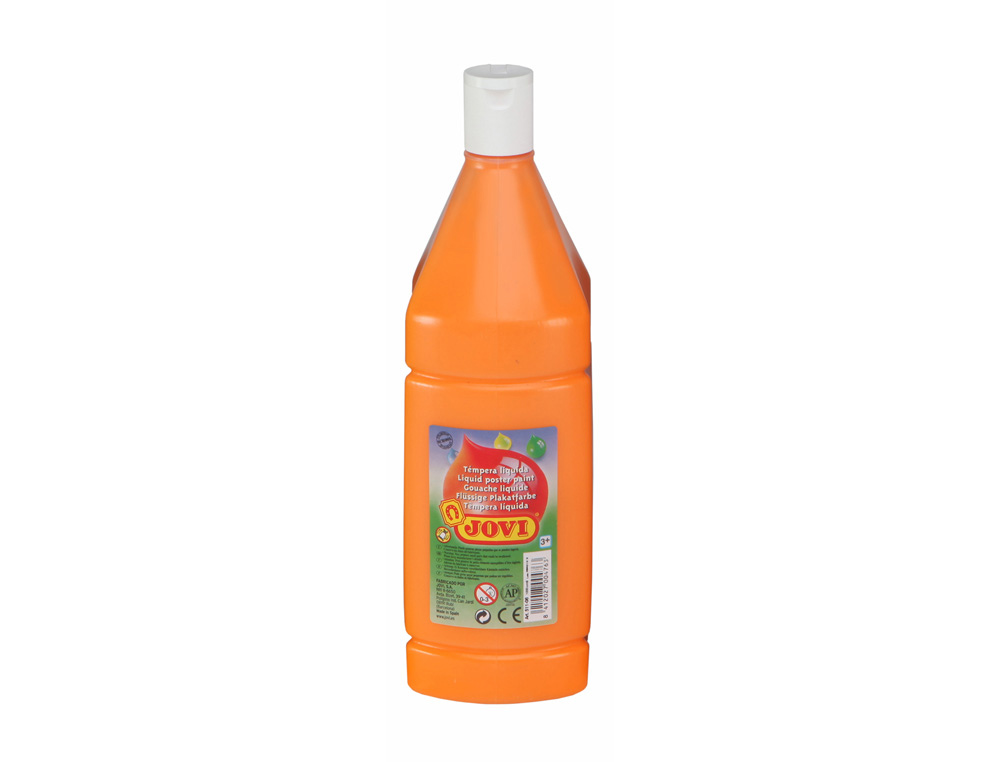 Tempera liquida jovi escolar 1000 ml naranja