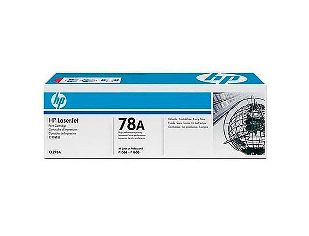 Toner hp laserjet ce278a negro 1600 pag pack 2