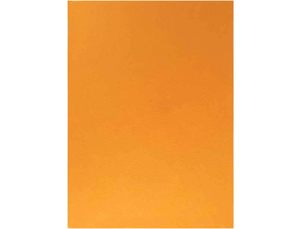 Fieltro liderpapel 50x70cm naranja 160g/m2