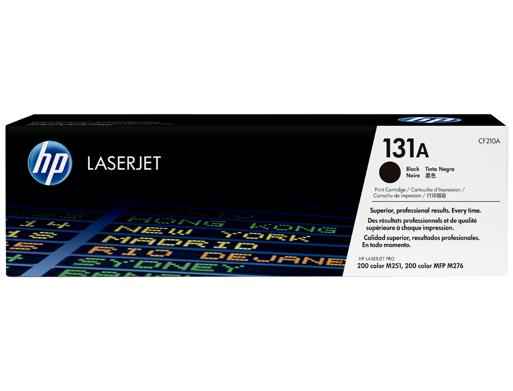 Toner hp 131a laserjet m251/m276 negro 1600 pag