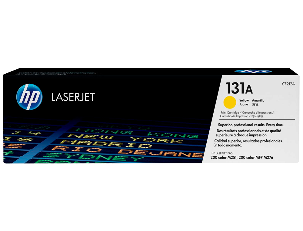 Toner hp 131a laserjet m251/m276 amarillo 1800 pag