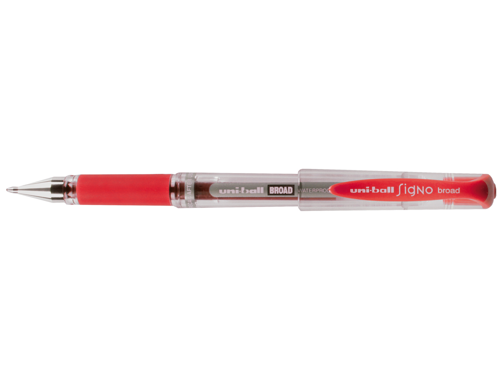 Boligrafo uni-ball um-153 signo broad rojo 1 mm tinta gel