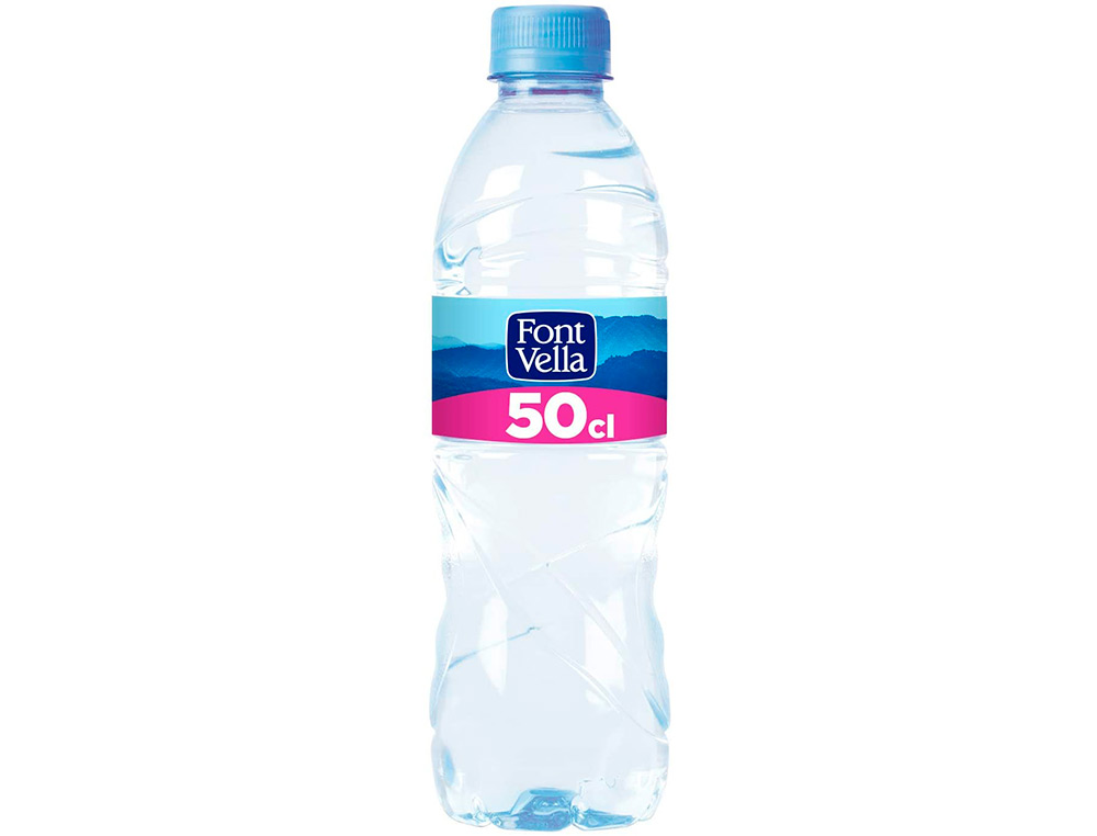 Agua mineral natural font vella sant hilari 500 ml