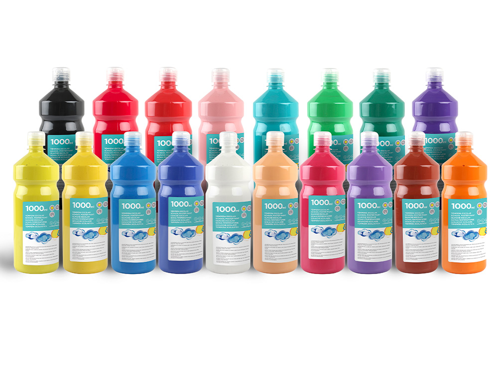 GUACHE ESCOLAR LIDERPAPEL 1000 ML ROSA