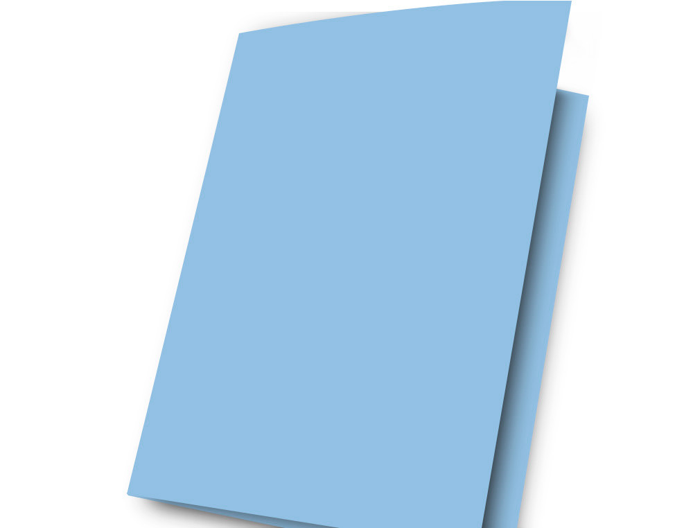 SUBCARPETA CARTULINA GIO FOLIO CELESTE PASTEL 180 G/M2