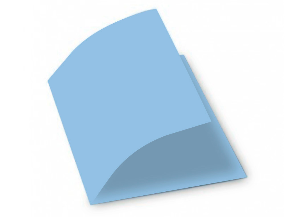 SUBCARPETA CARTULINA GIO FOLIO CELESTE PASTEL 180 G/M2