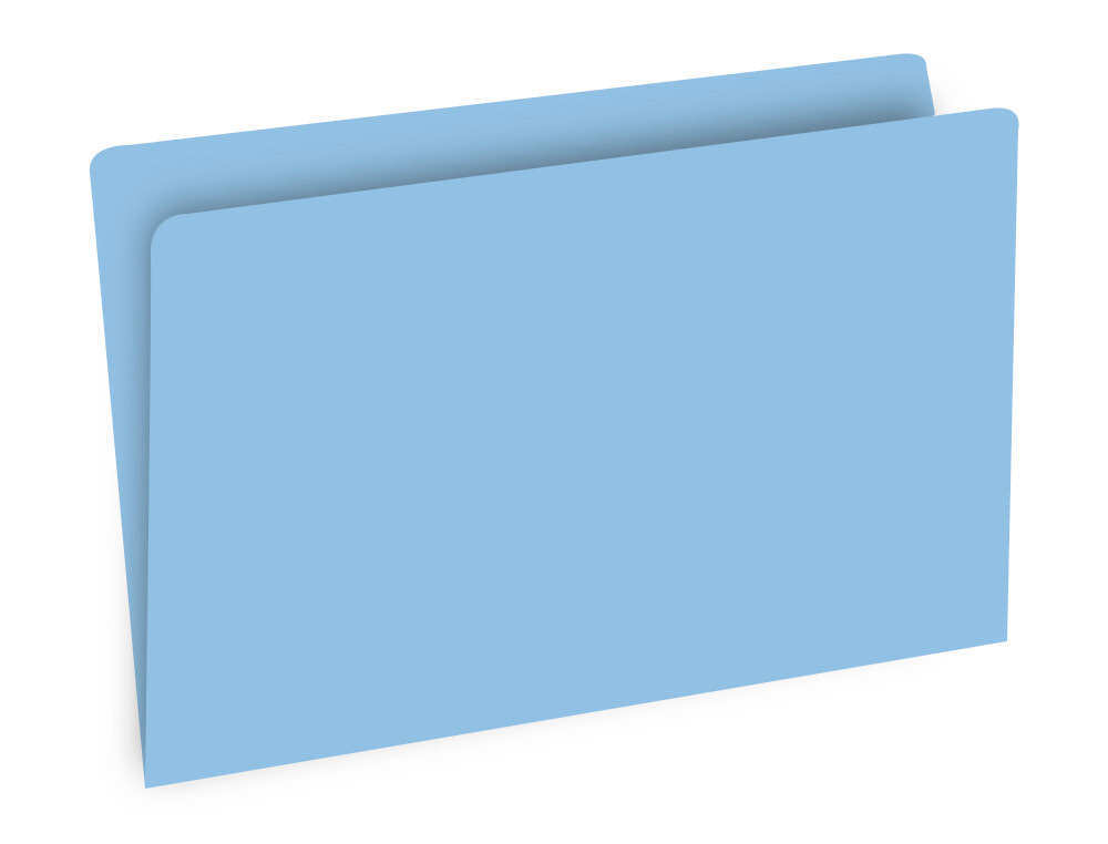 SUBCARPETA CARTULINA GIO FOLIO CELESTE PASTEL 180 G/M2