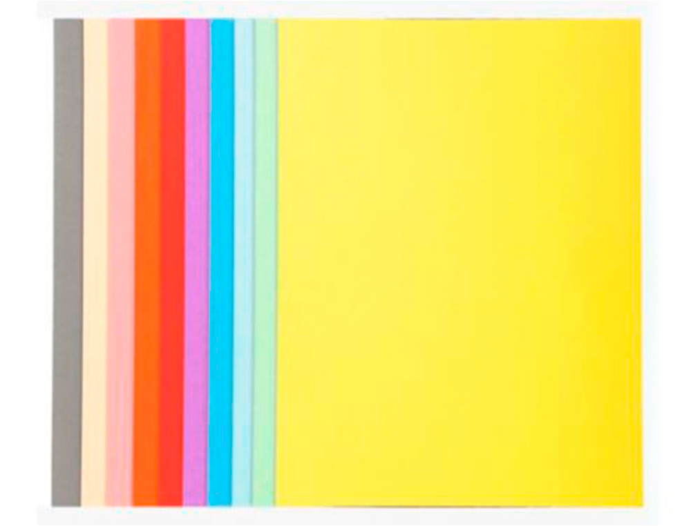 SUBCARPETA CARTULINA GIO FOLIO CELESTE PASTEL 180 G/M2
