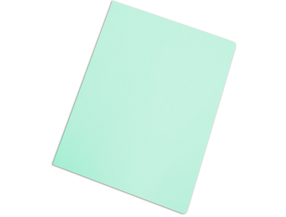 Subcarpeta cartulina gio folio verde pastel 180 g/m2