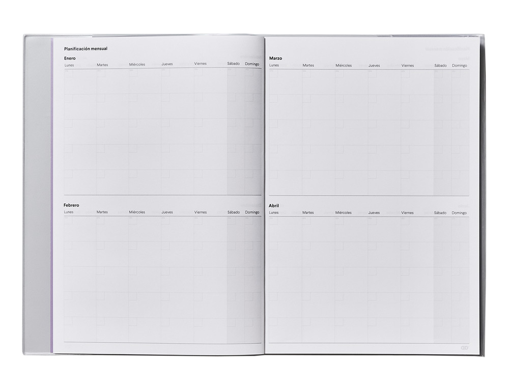 CUADERNO DE PROGRAMACION ADDITIO A4 PLAN MENSUAL Y PROGRAMACION SEMANAL DEL CURSO SIN FECHAS
