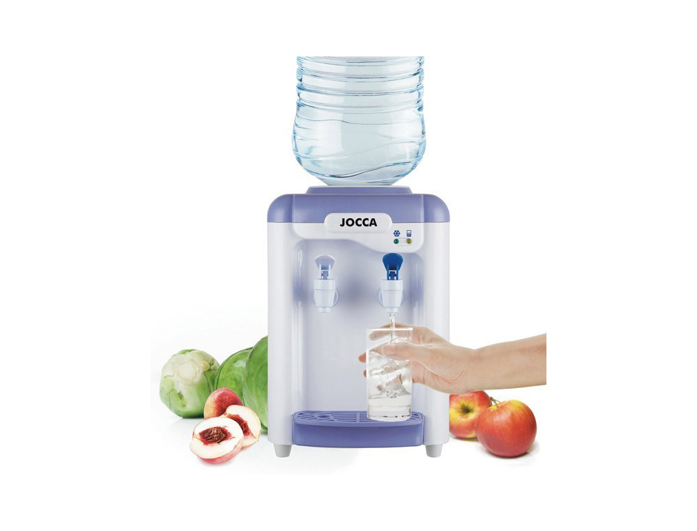 Dispensador de agua jocca con deposito agua fria y del tiempo - Tu papelería online