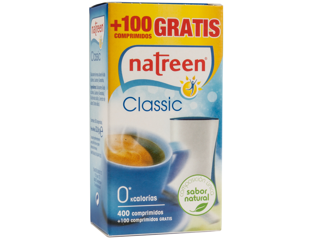 Edulcorante natreen dispensador de 400 comprimidos