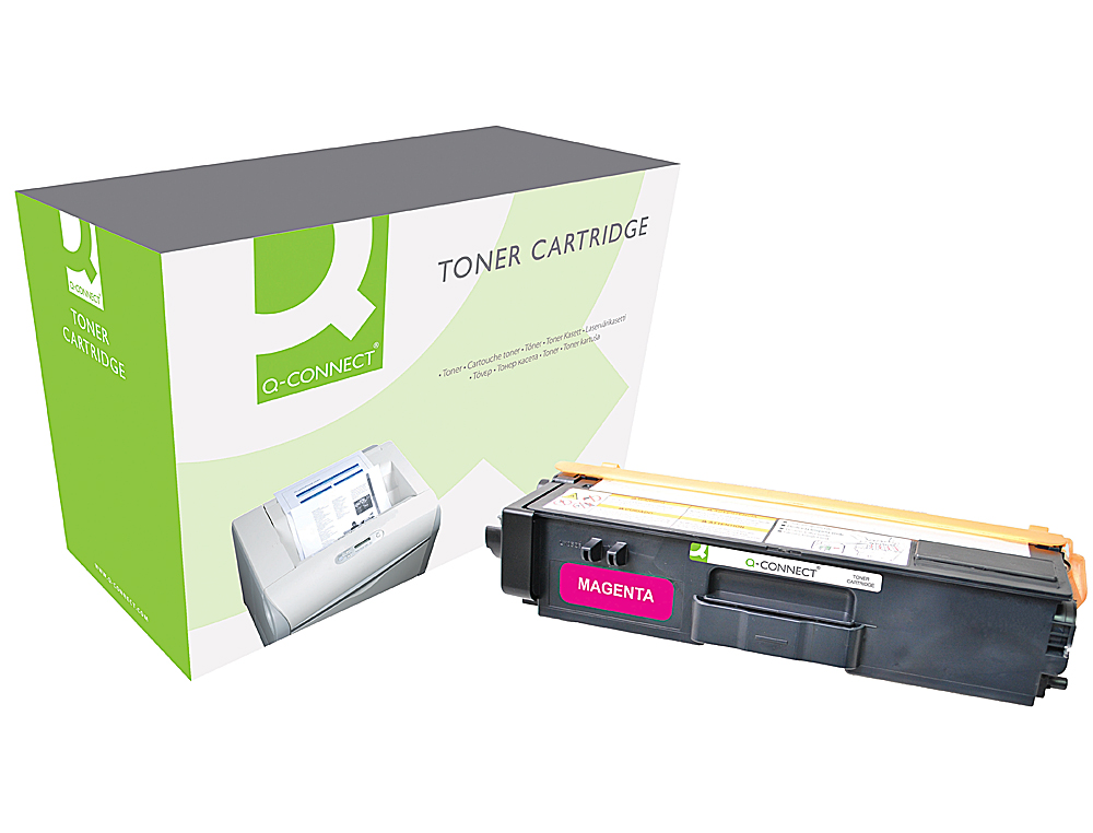 Toner q-connect compatible brother tn325m hl-4140cn / 4150cdn / 4570cdw / 4570cdwt / dcp 9055cd magenta 3.500 pag