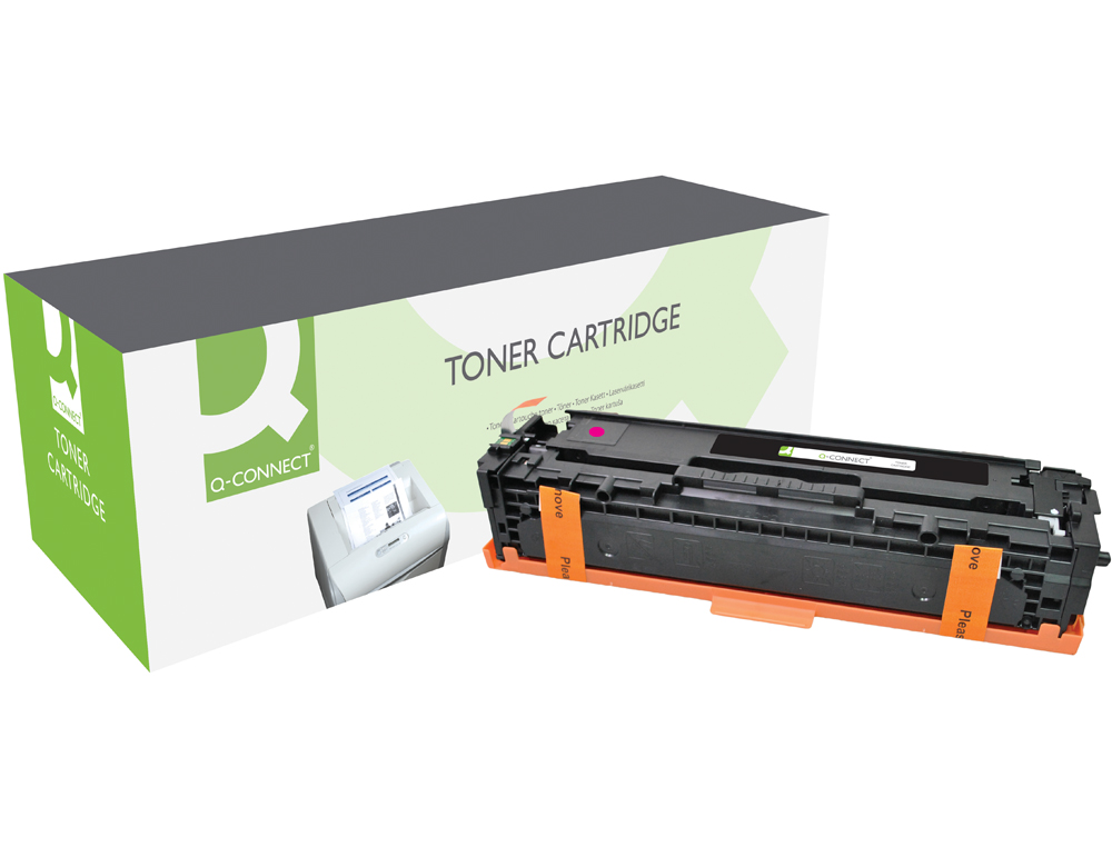 Toner q-connect compatible hp cf213a color laserjet m251n / 251nw / 276n / 276nw magenta 1.800 pag