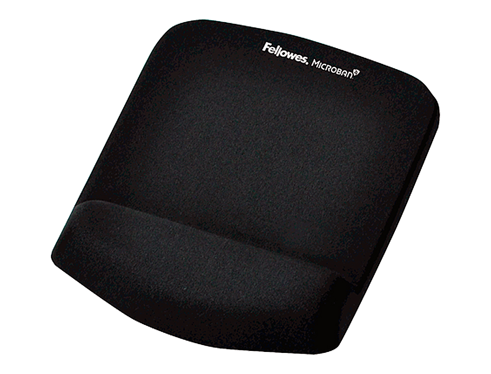 Alfombrilla fellowes para raton plush touch foam negro