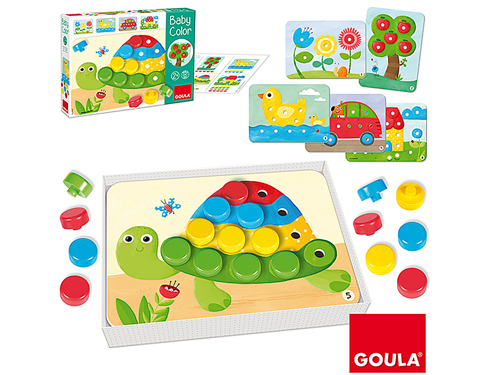 Juego goula didactico baby color