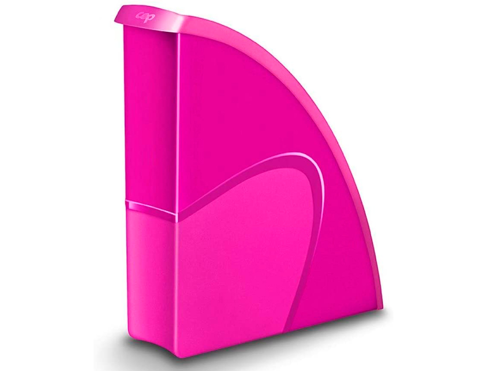 Revistero cep plastico uso vertical / horizontal rosa 85x270x310 mm