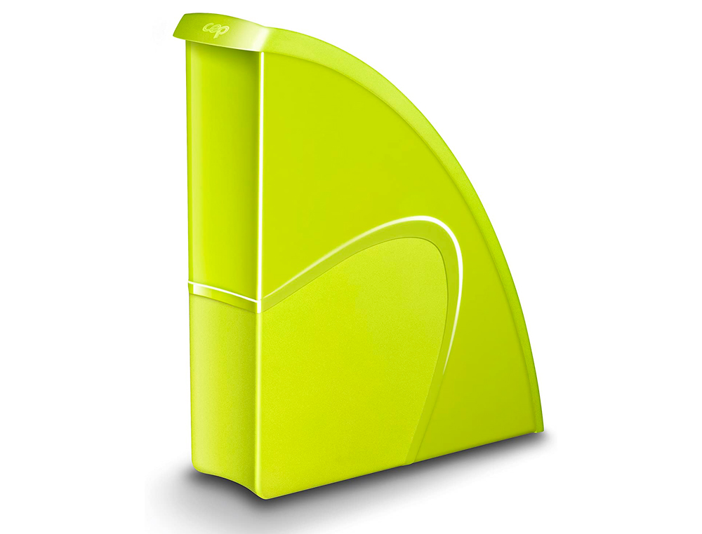 Revistero cep plastico uso vertical / horizontal verde 85x270x310 mm