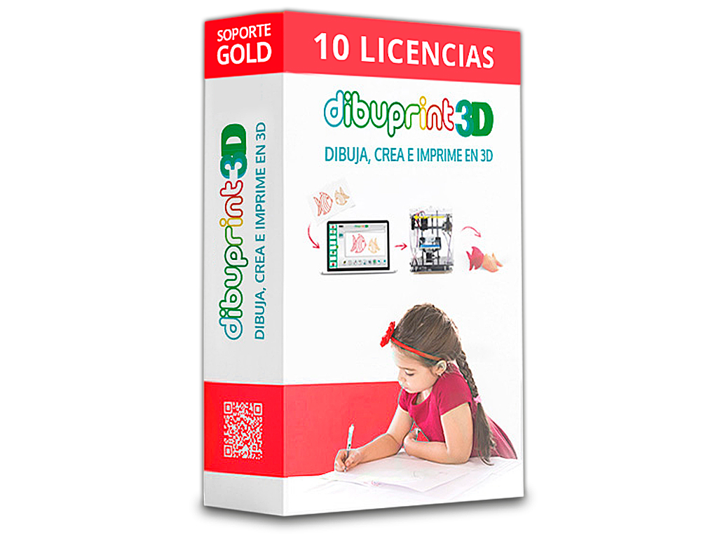 Dibuprint 3d colido software small soporte gold 8x5 licencias 10