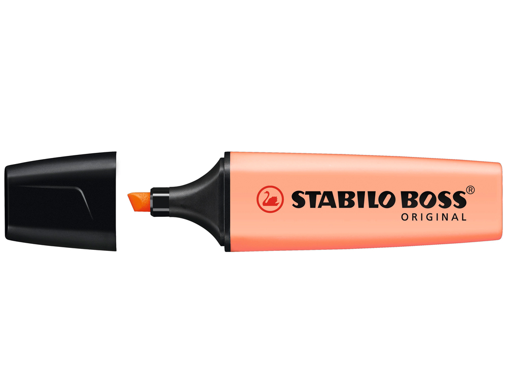 Rotulador stabilo boss pastel fluorescente 70 melocoton sedoso