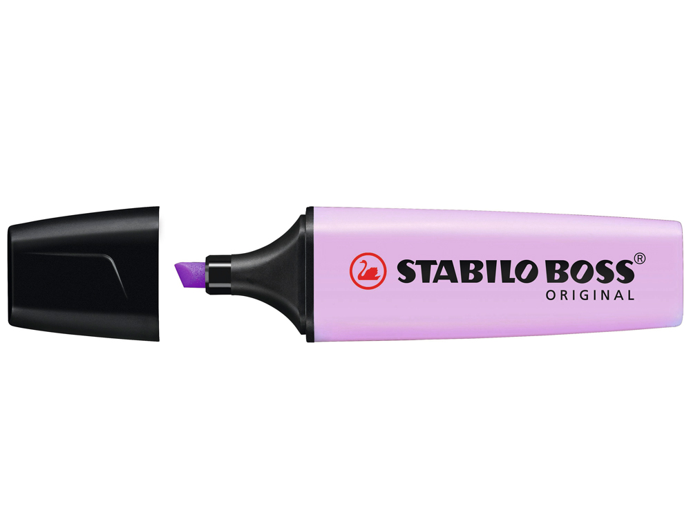 Rotulador stabilo boss pastel fluorescente 70 brisa violeta