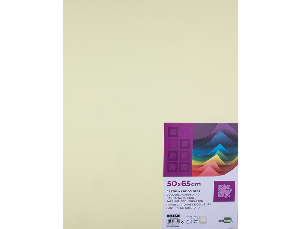 APD OFIMEDIA S.L.  CARTULINA LIDERPAPEL A3 180G/M2 AMARILLO