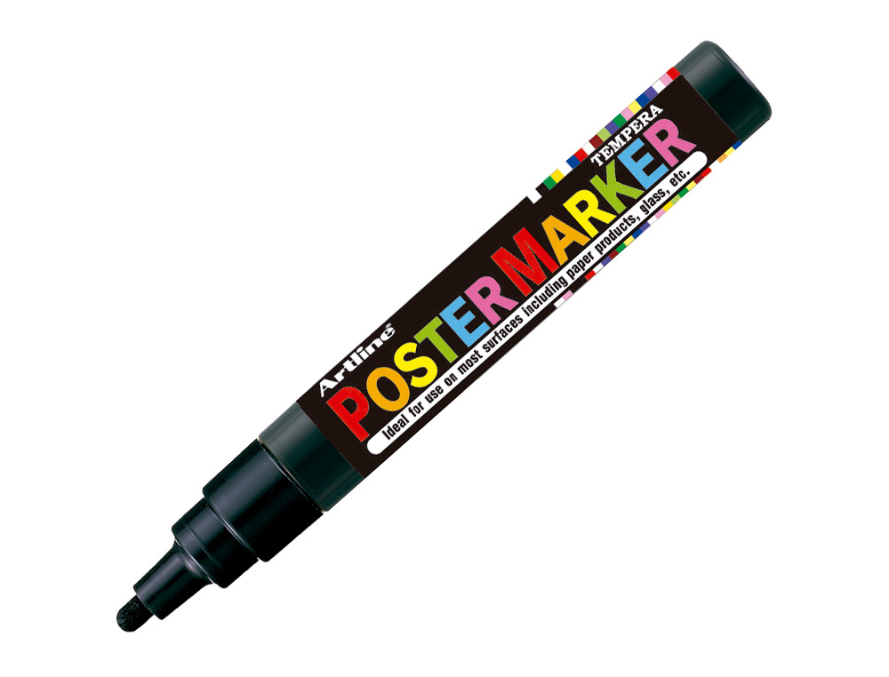 Rotulador artline poster marker epp-4-neg punta redonda 2 mm color negro