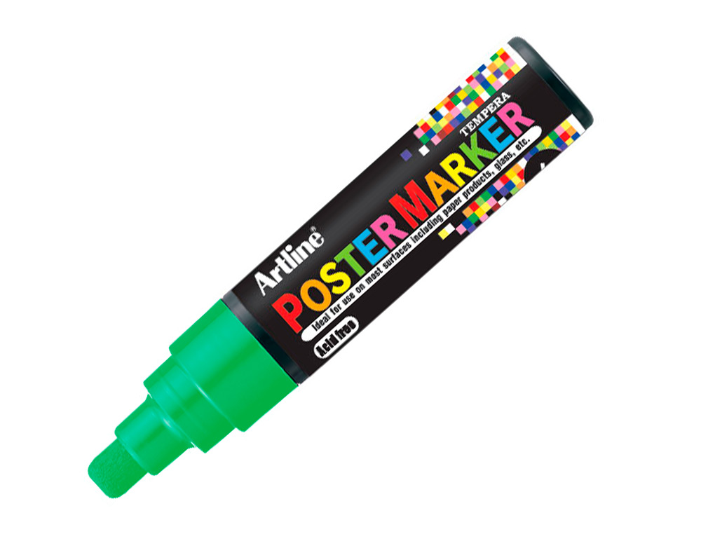 Rotulador artline poster marker epp-6-ver punta redonda 6 mm color verde