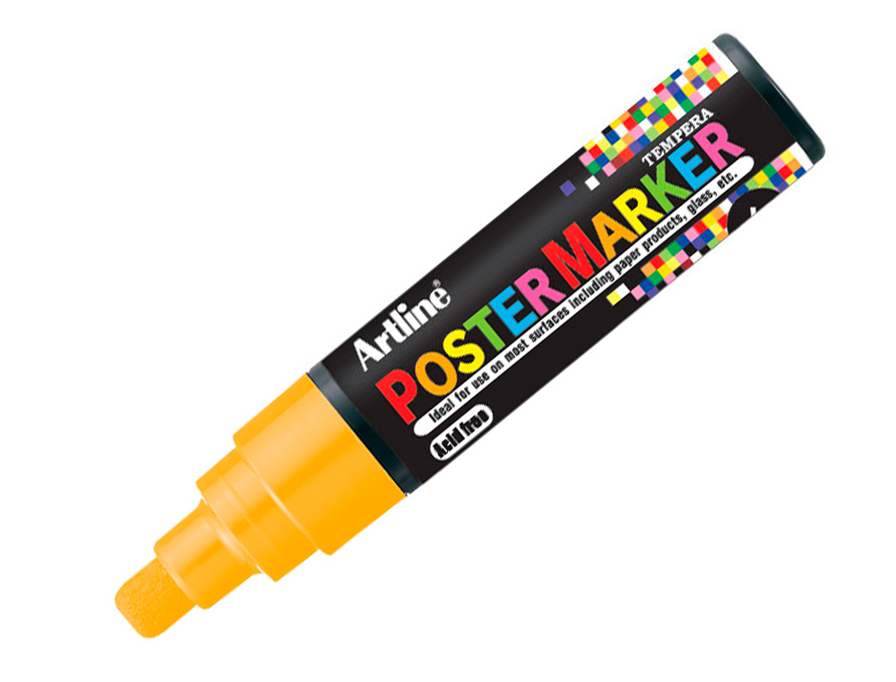 Rotulador artline poster marker epp-6-nar flu punta redonda 6 mm color naranja fluor