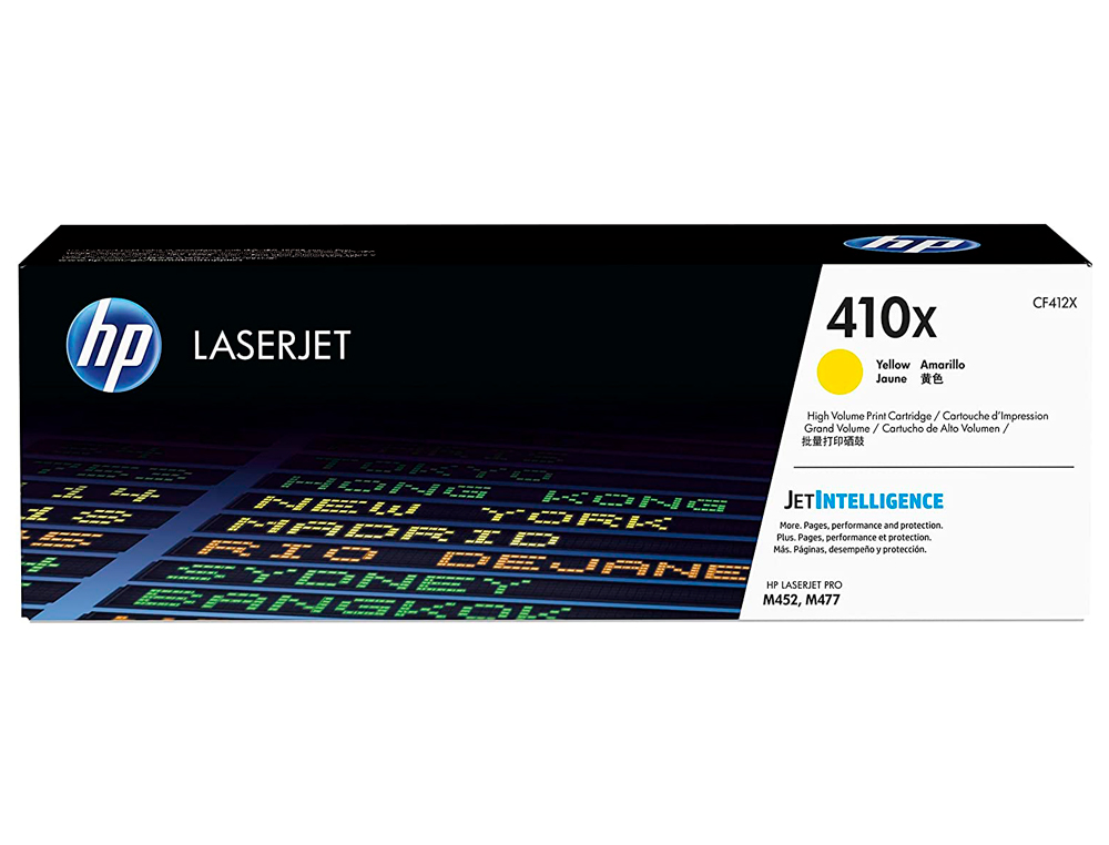 Toner hp color laserjet pro m377 / m452 / mfp m477 amarillo 5000 paginas