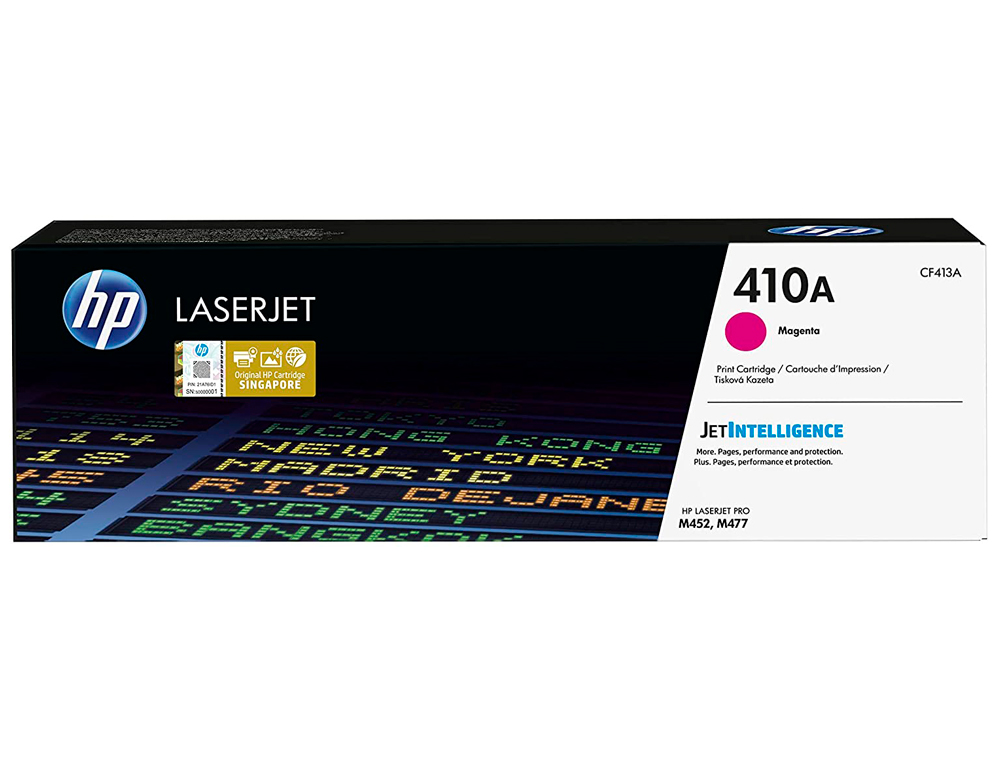 Toner hp color laserjet pro m377 / m452 / mfp m477 magenta 2300 paginas