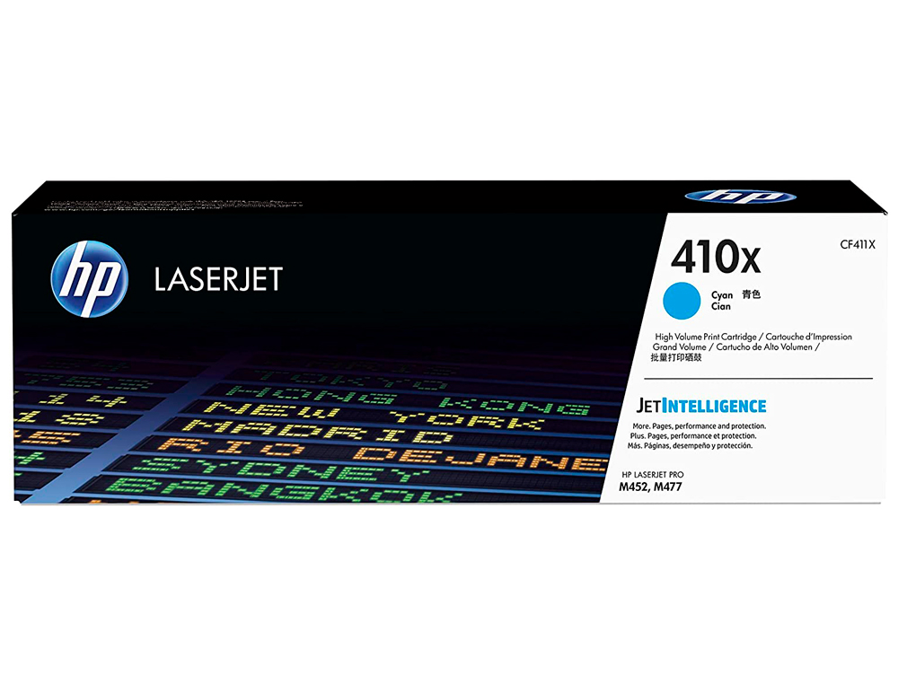 Toner hp color laserjet pro m377 / m452 / mfp m477 cian 5000 paginas