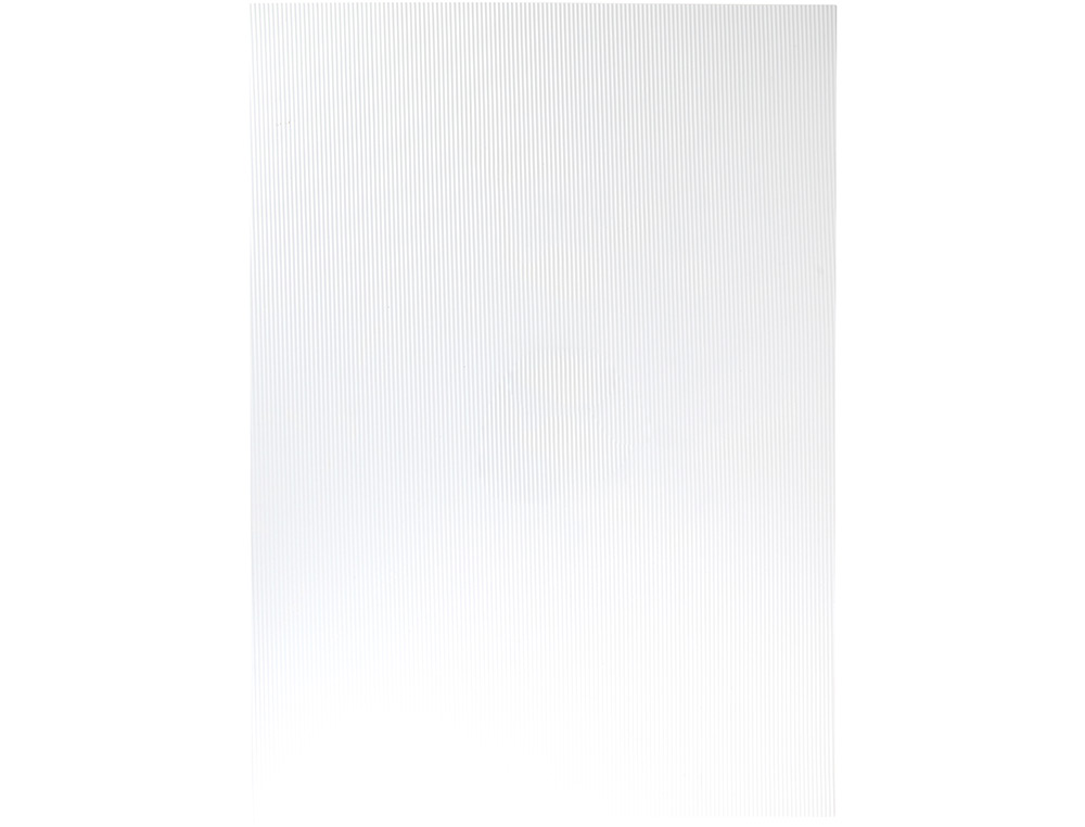 Goma eva ondulada liderpapel 50x70cm 2,2mm de espesor blanco