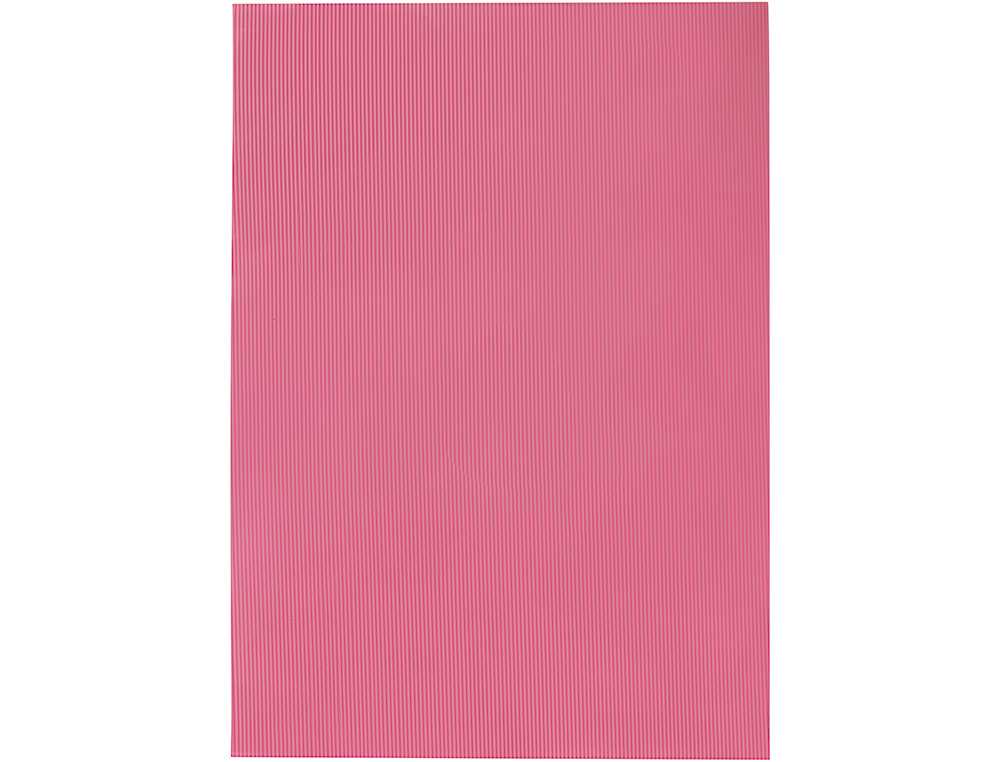 Goma eva ondulada liderpapel 50x70cm 2,2mm de espesor rosa