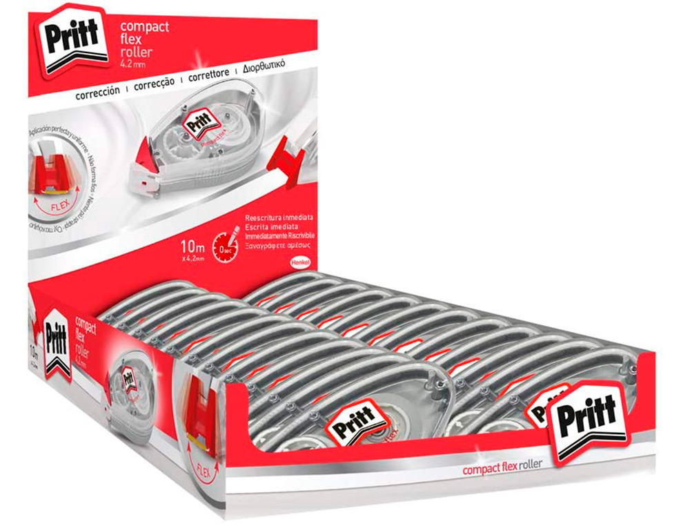 CORRECTOR PRITT ROLLER COMPACT FLEX 4,2 MM X 10 MT