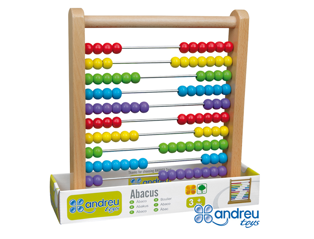 Juego ambitoys abacus 10 varillas 30,5x7,5x30,6 cm