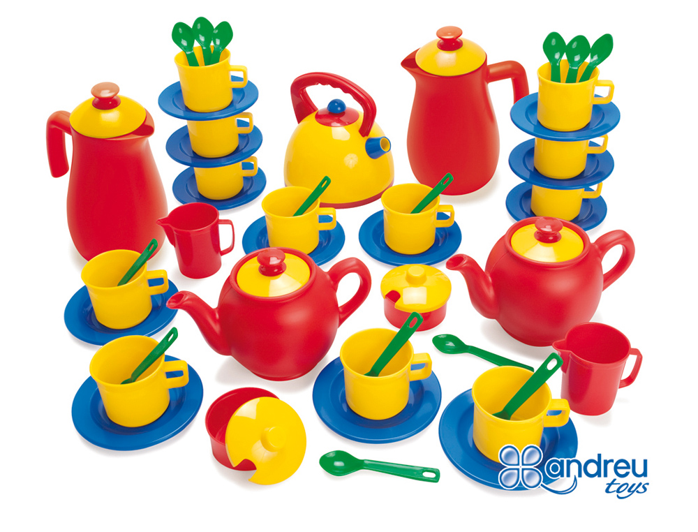 Juego dantoy cafe/te 12 servicios 53 piezas 29,5x31x15 cm