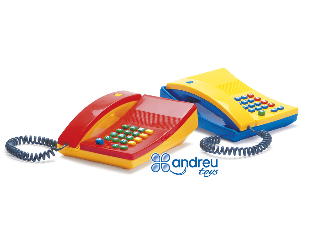 Juego dantoy telefono con teclas y sonido 18x19x8 cm