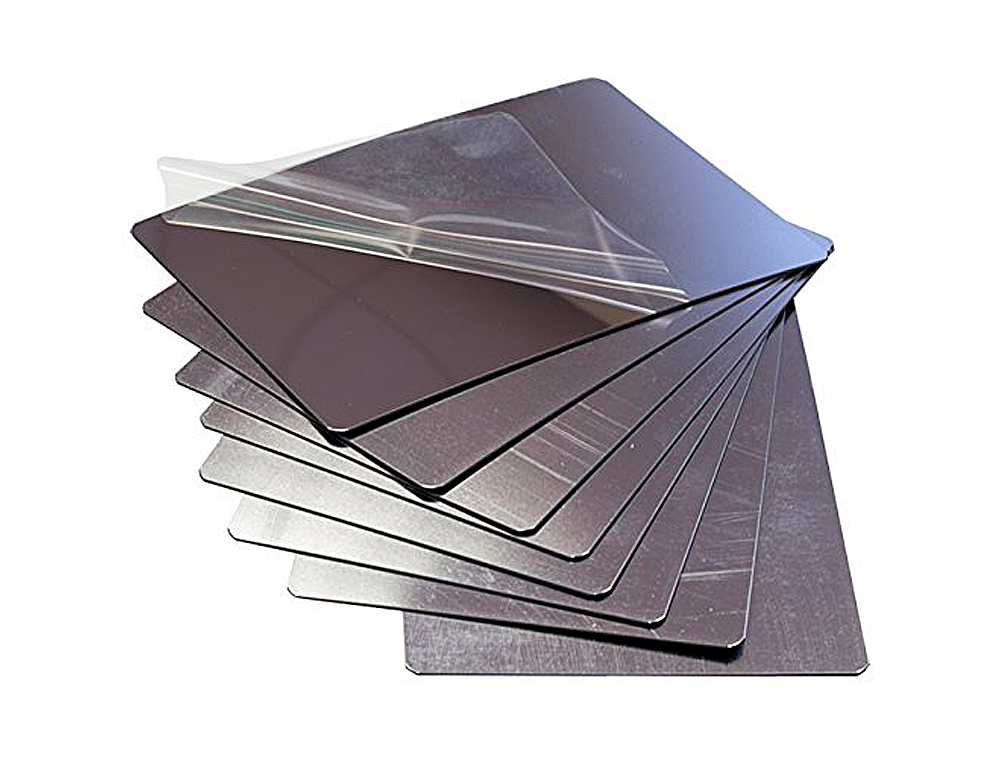 Espejo henbea plastico flexible e irrompible 14x20 cm set de 8 unidades