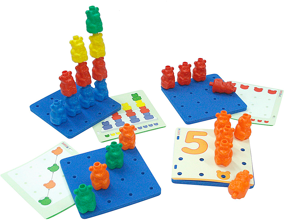 Juego miniland ositos colores ejercicios seriacion y orientacion