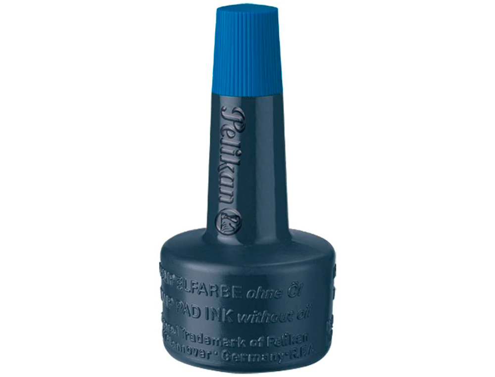 Tinta tampon pelikan azul bote 28 ml