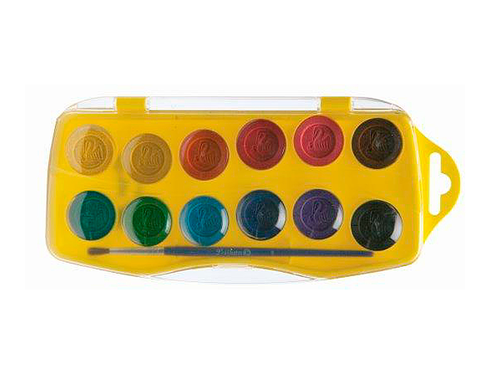 Acuarela pelikan junior 12 colores estuche de plastico