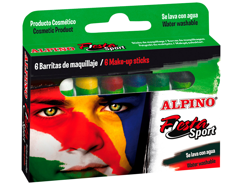 Barra maquillaje alpino set de maquillaje sport 6 colores